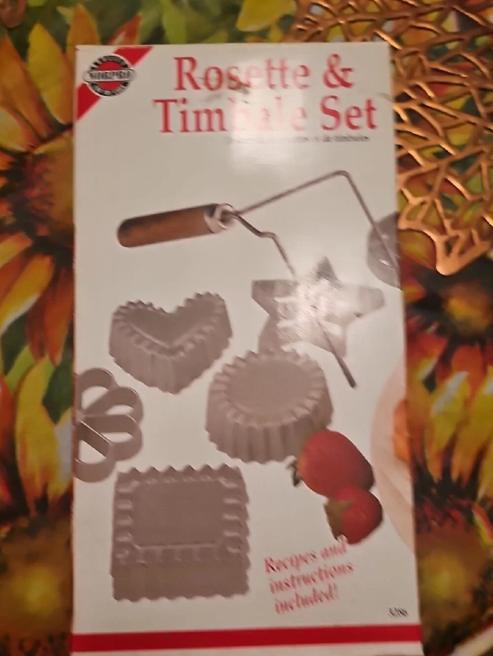 Norpro Rosette & Timbale Baking Set - White